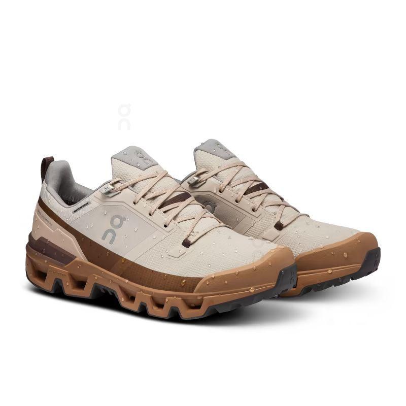 Brown On Cloudwander Waterproof Men's Hiking Shoes | USA_ON8341
