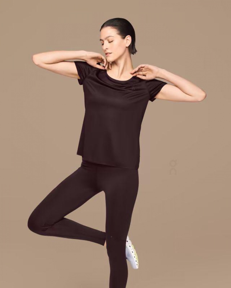 Brown On Performance-T Women's T-shirts | USA_ON8817