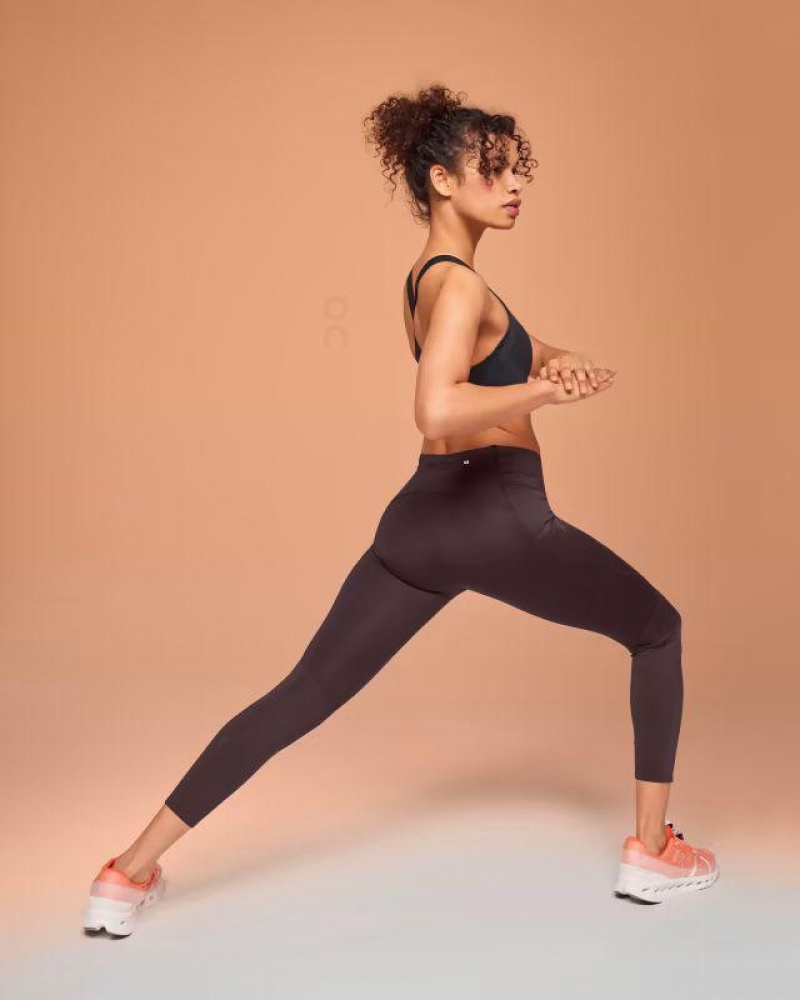 Brown On Performance 7/8 Women's Tights | USA_ON8649