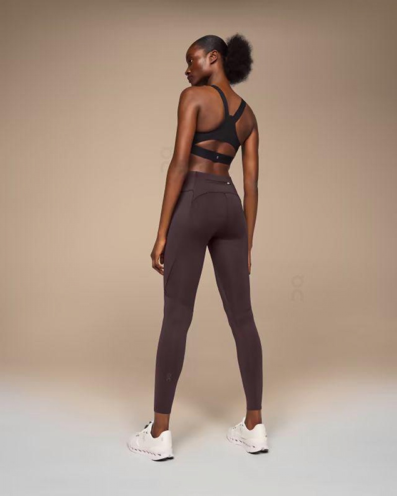 Brown On Performance Women's Tights | USA_ON8355