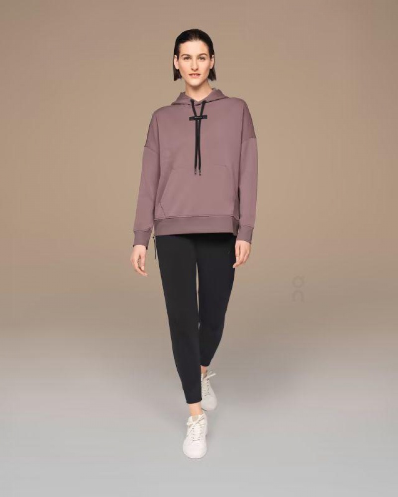 Brown On Women's Hoodie | USA_ON8750