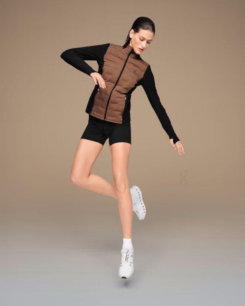 Brown / Black On Climate Women's Jackets | USA_ON8106