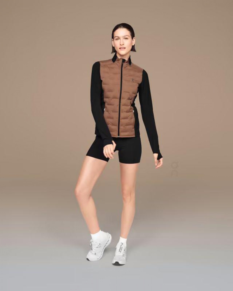 Brown / Black On Climate Women's Jackets | USA_ON8106