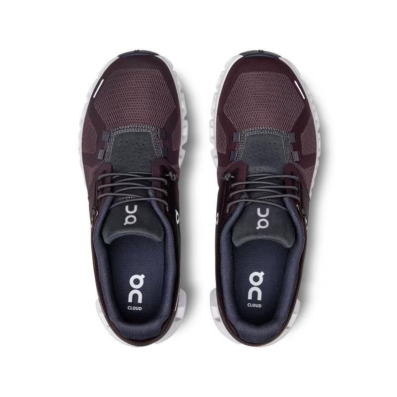 Burgundy On Cloud 5 Women's Sneakers | USA_ON8903