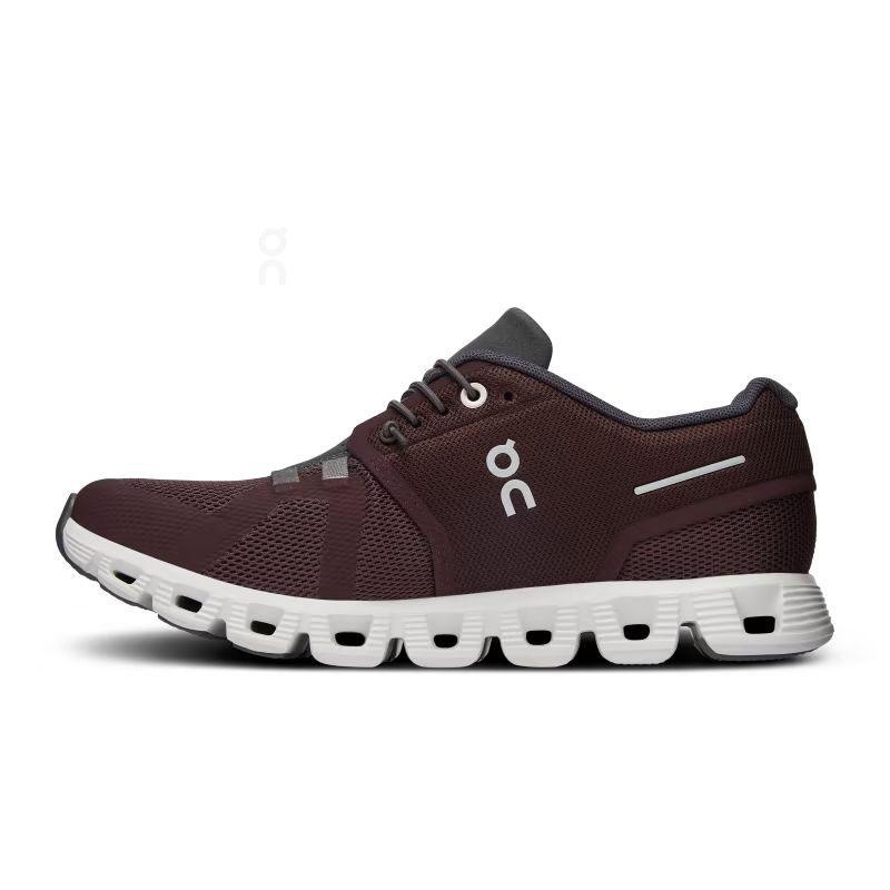 Burgundy On Cloud 5 Women's Sneakers | USA_ON8903