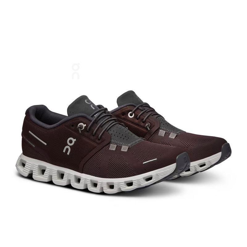 Burgundy On Cloud 5 Women's Sneakers | USA_ON8903