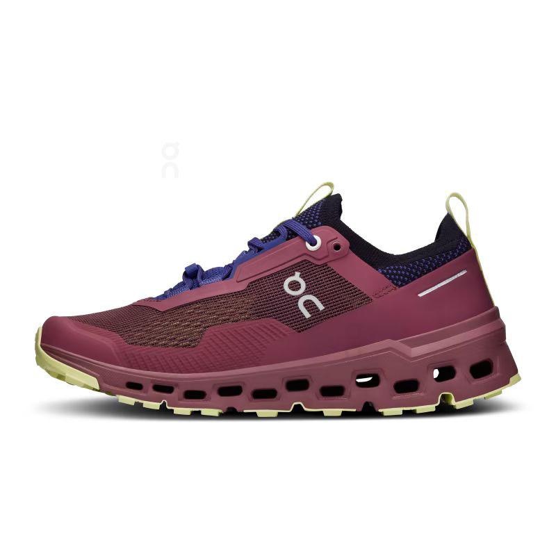 Burgundy On Cloudultra 2 Women's Trail Running Shoes | USA_ON8108