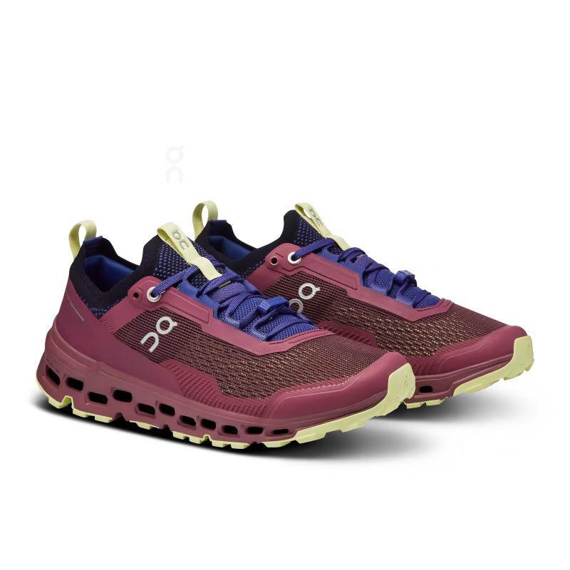 Burgundy On Cloudultra 2 Women's Trail Running Shoes | USA_ON8108
