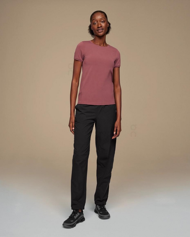 Burgundy On Movement-T Women's T-shirts | USA_ON8727