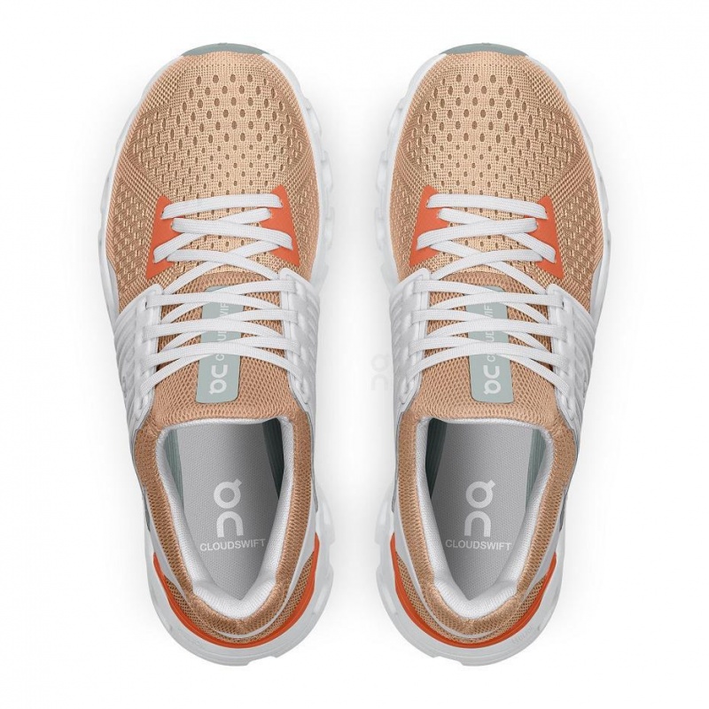 Gold On Cloudswift Women's Road Running Shoes | USA_ON8712
