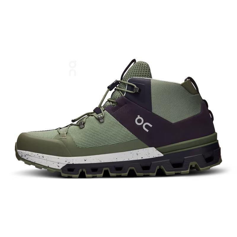 Green On Cloudtrax Men's Hiking Boots | USA_ON8985