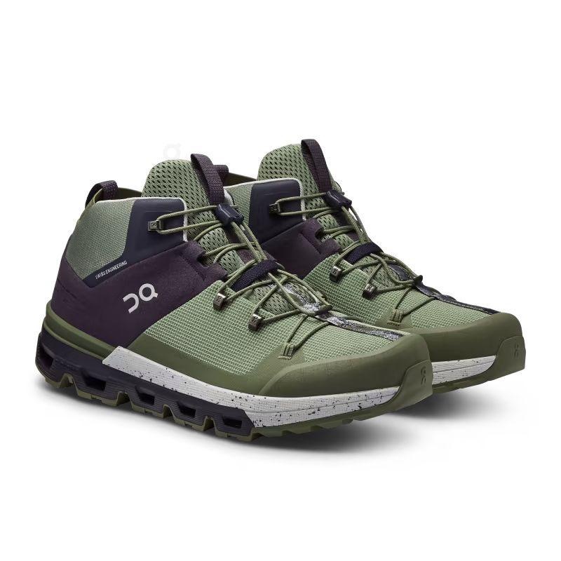 Green On Cloudtrax Men's Hiking Boots | USA_ON8985