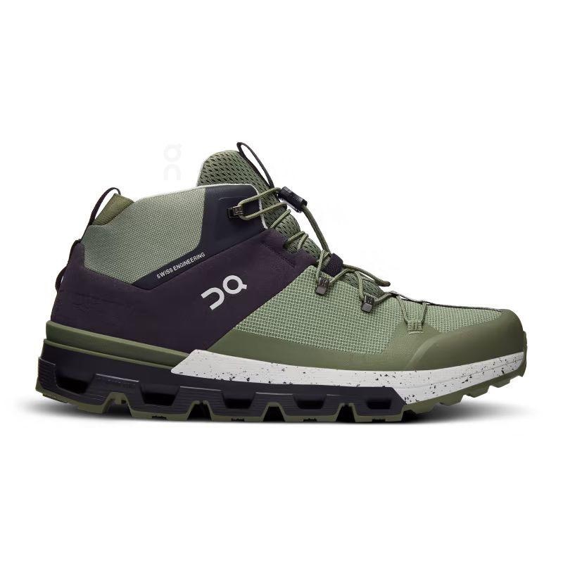 Green On Cloudtrax Men\'s Hiking Boots | USA_ON8985