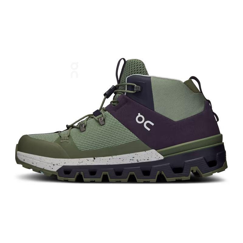 Green On Cloudtrax Women's Hiking Boots | USA_ON8369