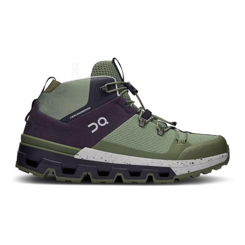 Green On Cloudtrax Women\'s Hiking Boots | USA_ON8369
