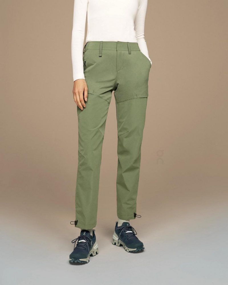 Green On Explorer Women's Pants | USA_ON8091