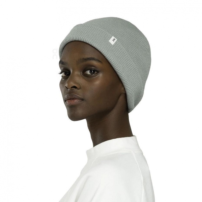 Green On Merino Women's Beanie | USA_ON8331
