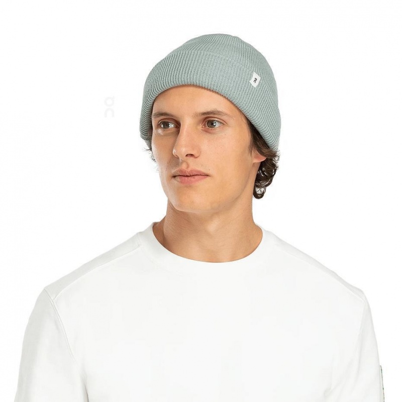 Green On Merino Women's Beanie | USA_ON8331