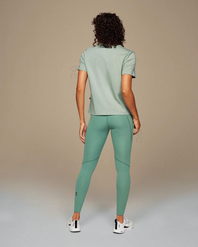 Green On On-T Women's T-shirts | USA_ON8549
