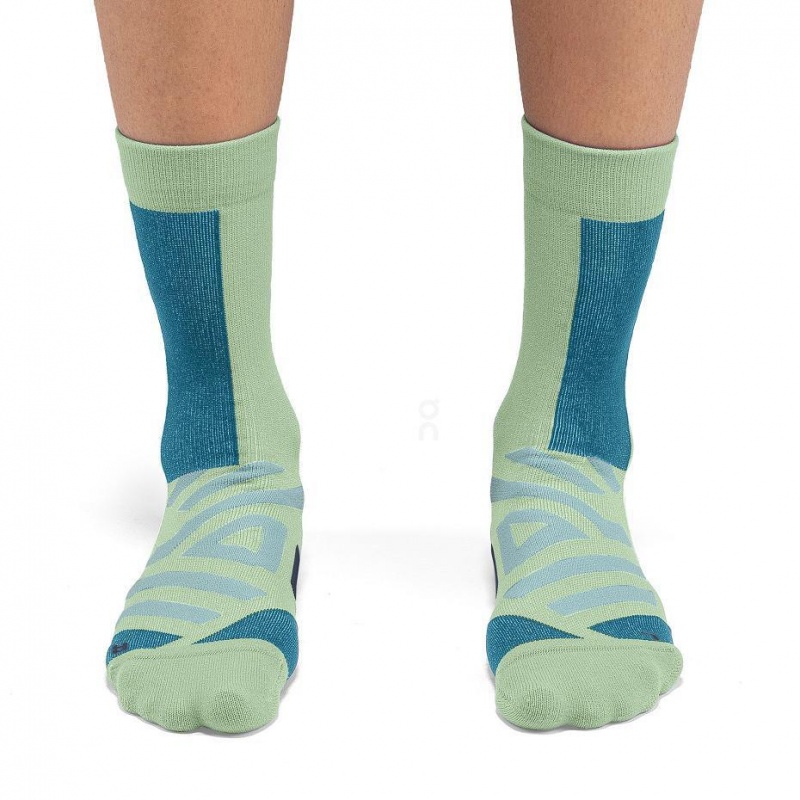 Green On Performance High Men's Socks | USA_ON8118