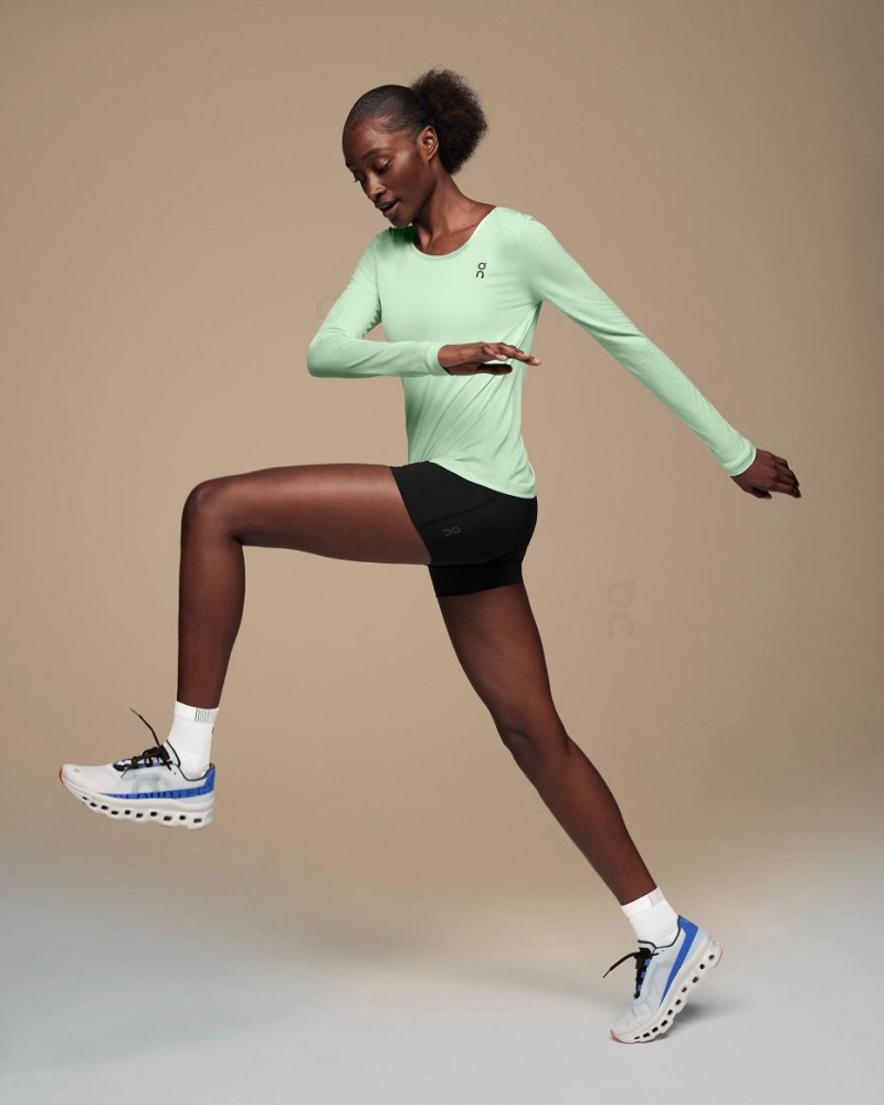 Green On Performance Long-T Women's T-shirts | USA_ON8983