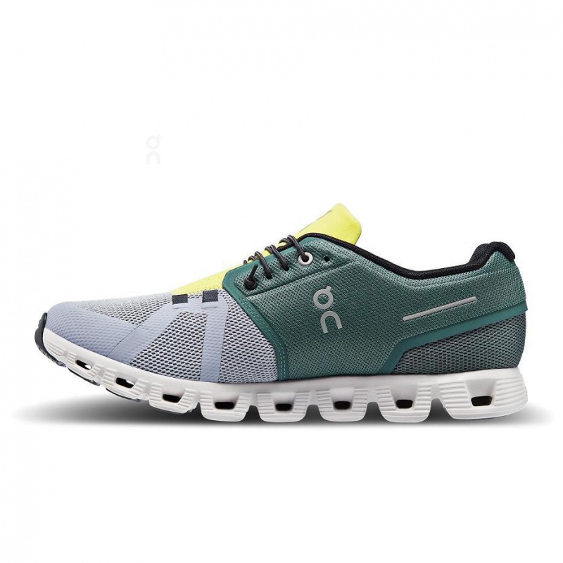 Green / Grey On Cloud 5 Men's Sneakers | USA_ON8340