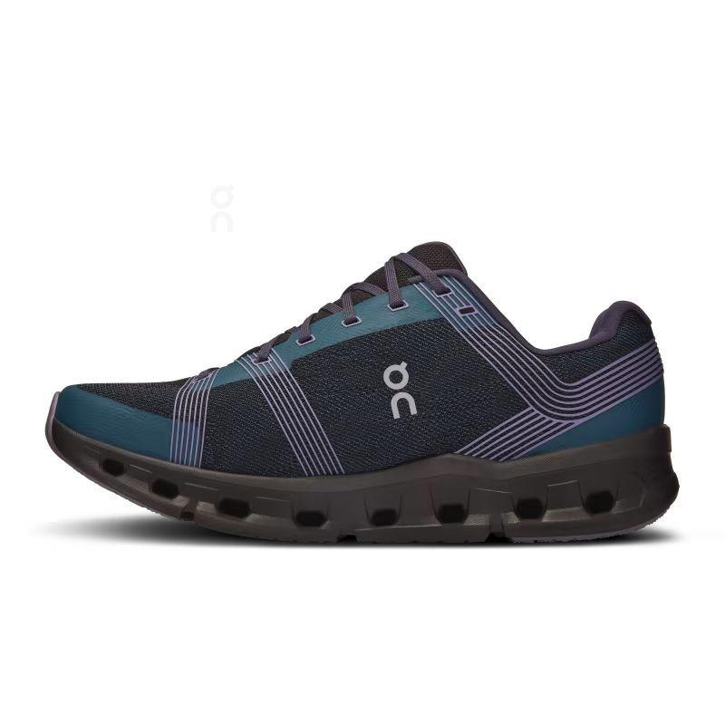 Green / Purple On Cloudgo Wide Men's Road Running Shoes | USA_ON8806