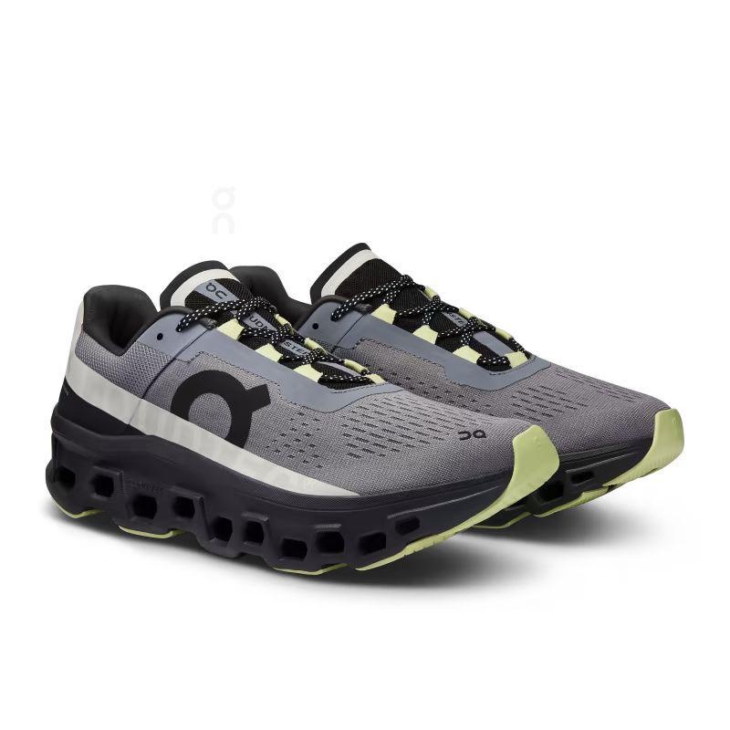Grey On Cloudmonster Men's Road Running Shoes | USA_ON9128