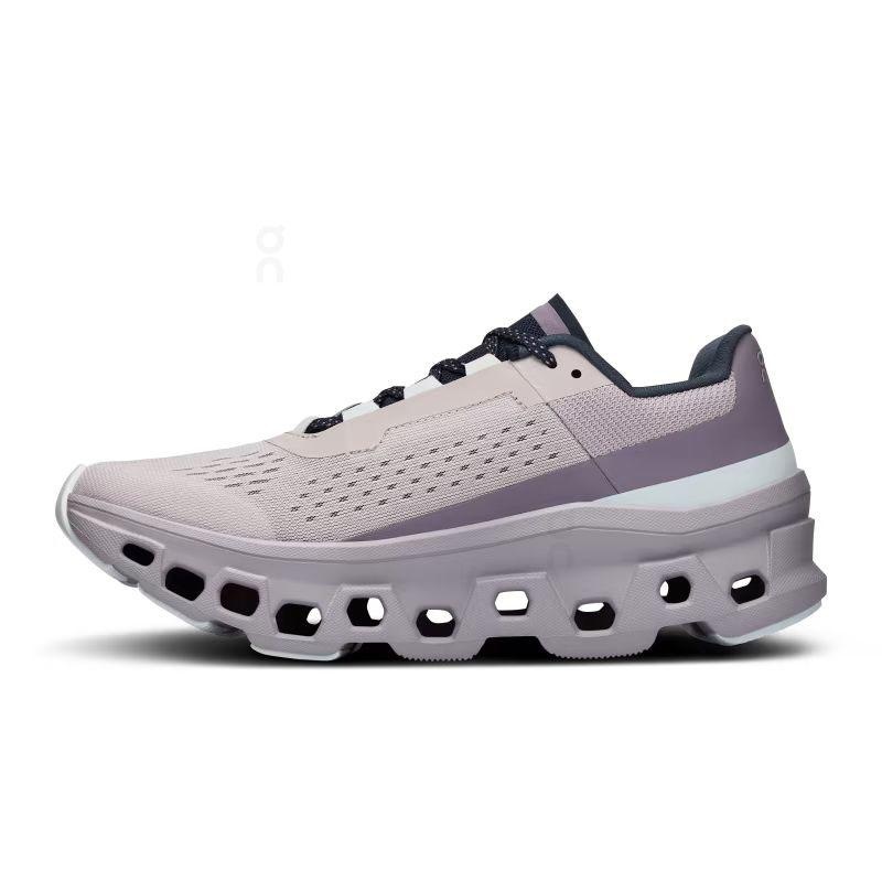 Grey On Cloudmonster Women's Road Running Shoes | USA_ON8145