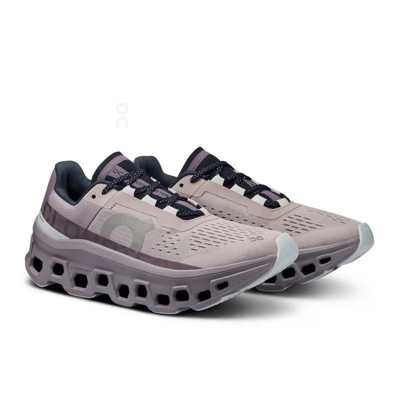Grey On Cloudmonster Women's Road Running Shoes | USA_ON8145