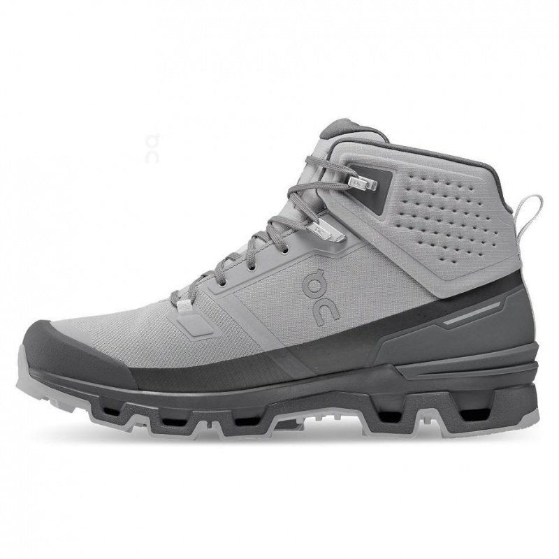 Grey On Cloudrock 2 Waterproof Men's Hiking Boots | USA_ON8383