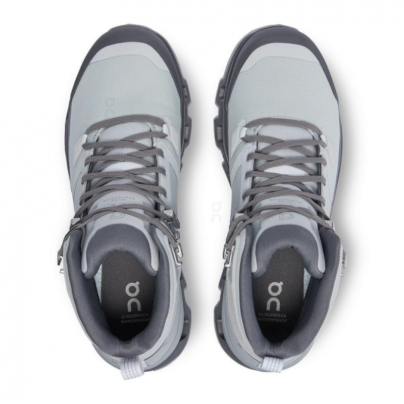 Grey On Cloudrock 2 Waterproof Women's Hiking Boots | USA_ON8863