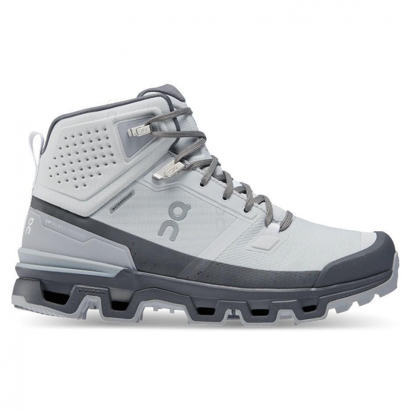 Grey On Cloudrock 2 Waterproof Women\'s Hiking Boots | USA_ON8863
