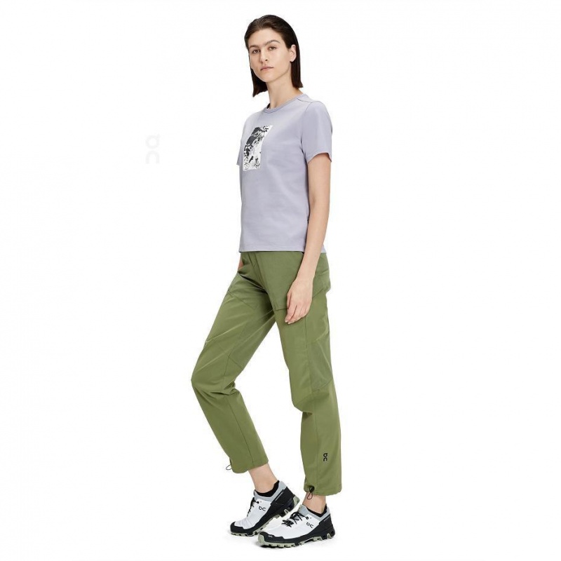 Grey On Graphic-T Women's T-shirts | USA_ON8031