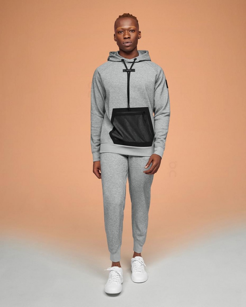 Grey On Men's Hoodie | USA_ON8924