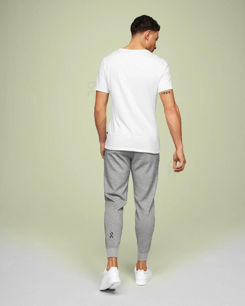 Grey On Sweat Men's Pants | USA_ON8251