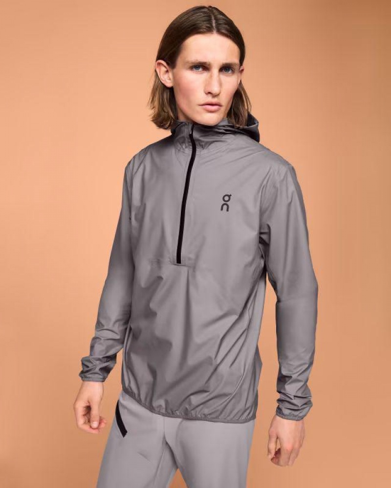 Grey On Waterproof Anorak Men's Jackets | USA_ON8654