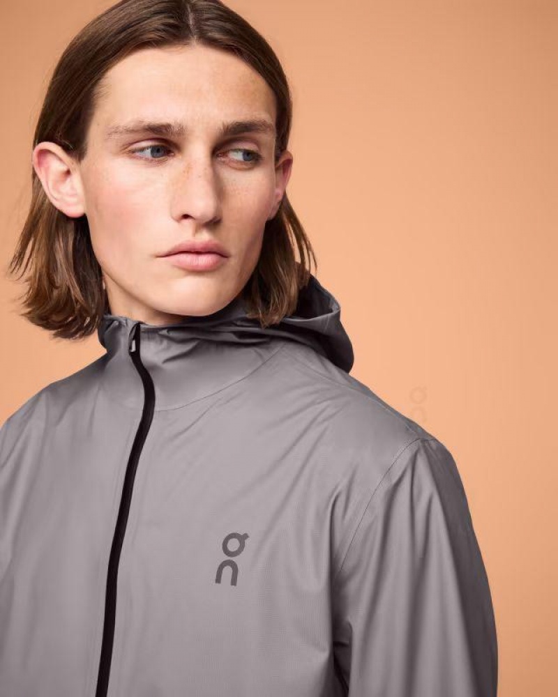 Grey On Waterproof Anorak Men's Jackets | USA_ON8654