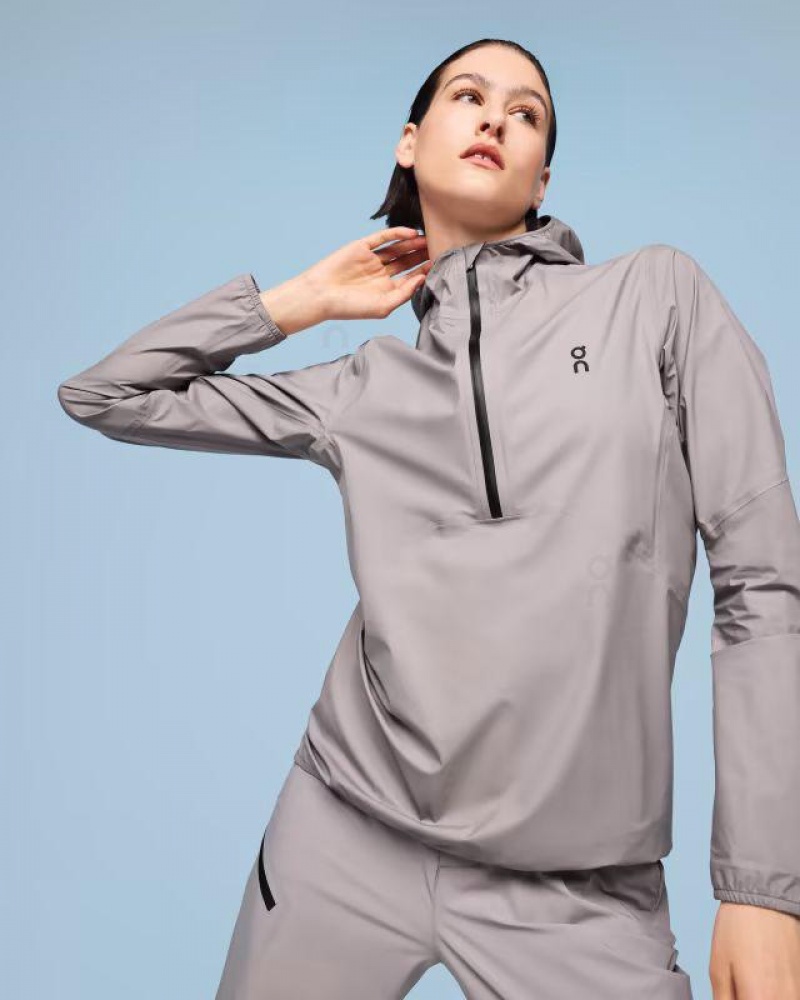 Grey On Waterproof Anorak Women's Jackets | USA_ON8775