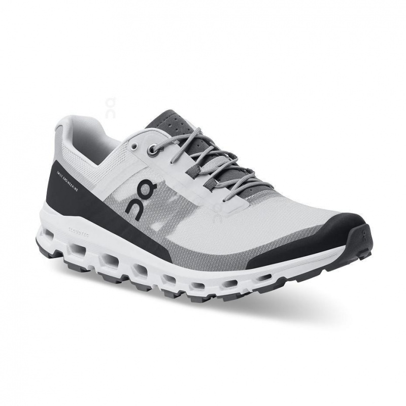 Grey / Black On Cloudvista Men's Trail Running Shoes | USA_ON8758