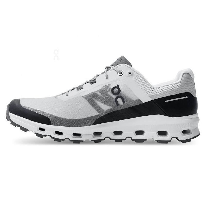 Grey / Black On Cloudvista Men's Trail Running Shoes | USA_ON8758