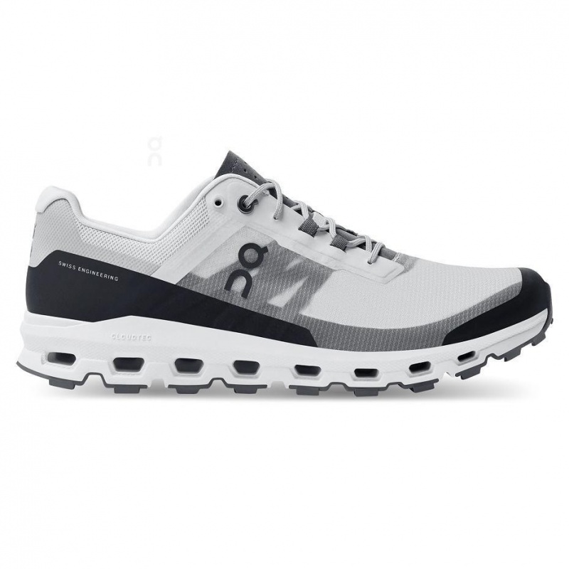 Grey / Black On Cloudvista Men\'s Trail Running Shoes | USA_ON8758