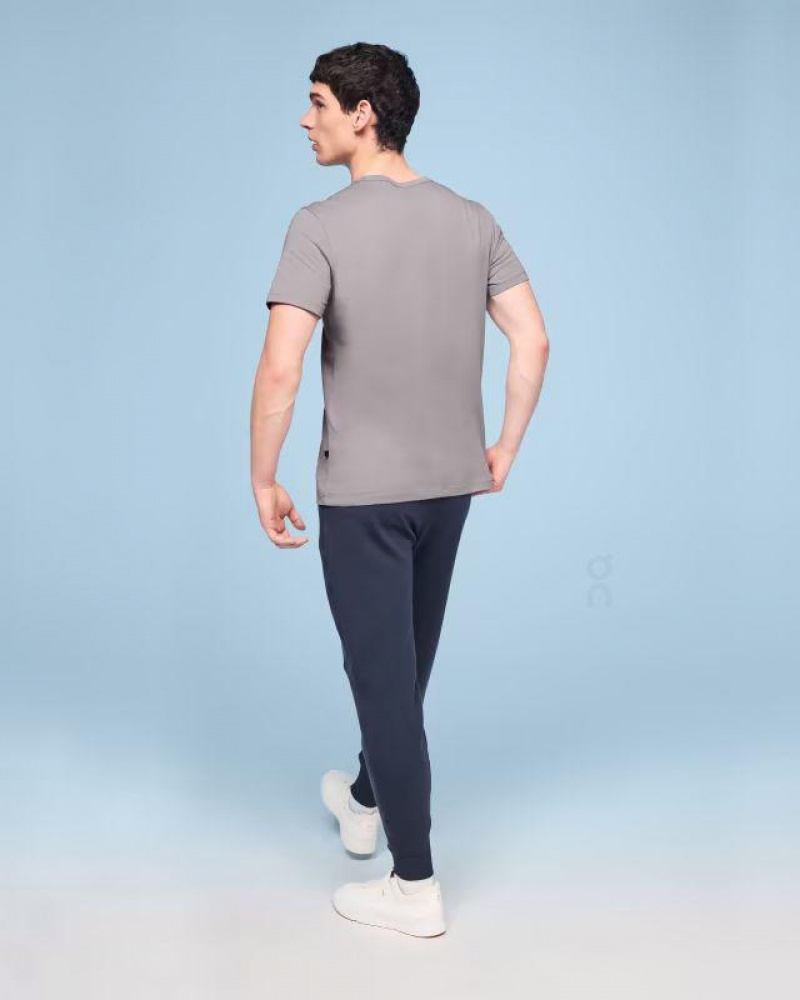 Grey / Brown On Graphic-T Men's T-shirts | USA_ON8151