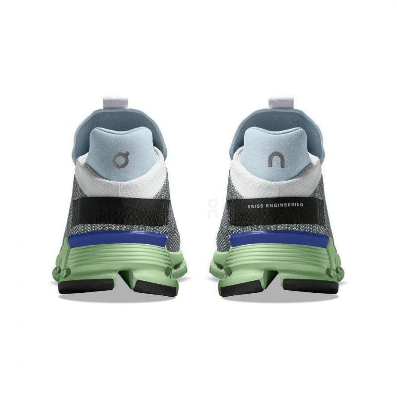 Grey / Green On Cloudnova Men's Sneakers | USA_ON8943
