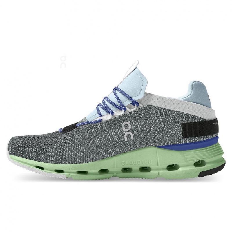 Grey / Green On Cloudnova Men's Sneakers | USA_ON8943