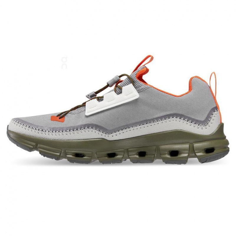 Grey / Olive On Cloudaway Men's Sneakers | USA_ON9164