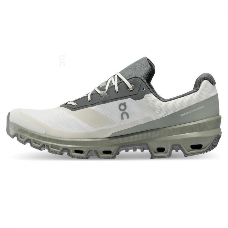 Grey / Olive On Cloudventure Waterproof Men's Trail Running Shoes | USA_ON8929