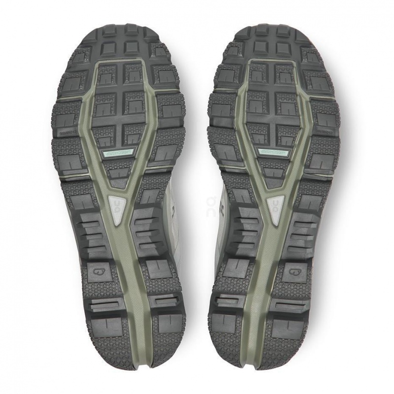 Grey / Olive On Cloudventure Waterproof Men's Trail Running Shoes | USA_ON8929