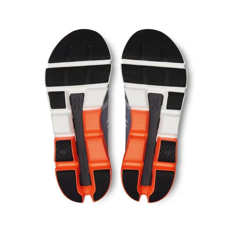 Grey / Orange On Cloudflyer 4 Men's Road Running Shoes | USA_ON8475