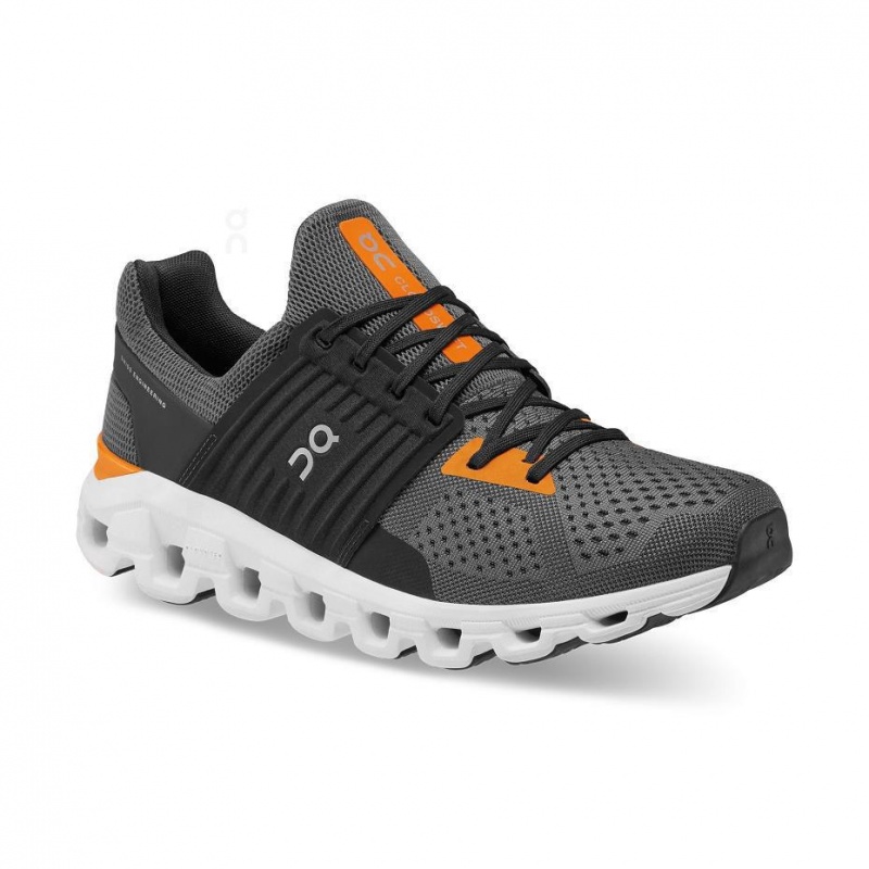 Grey / Orange On Cloudswift Men's Road Running Shoes | USA_ON8603